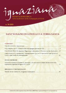 Rivista Ignaziana 39-2025 Sommario